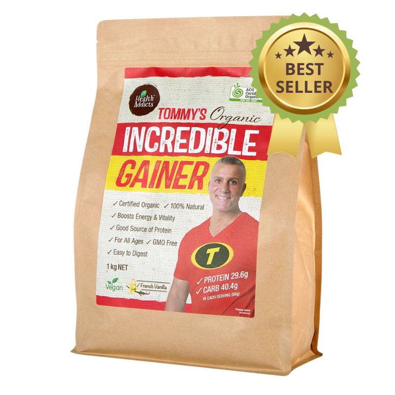 Tommys Incredible Gainer French Vanilla 1 Kg Best Seller Product