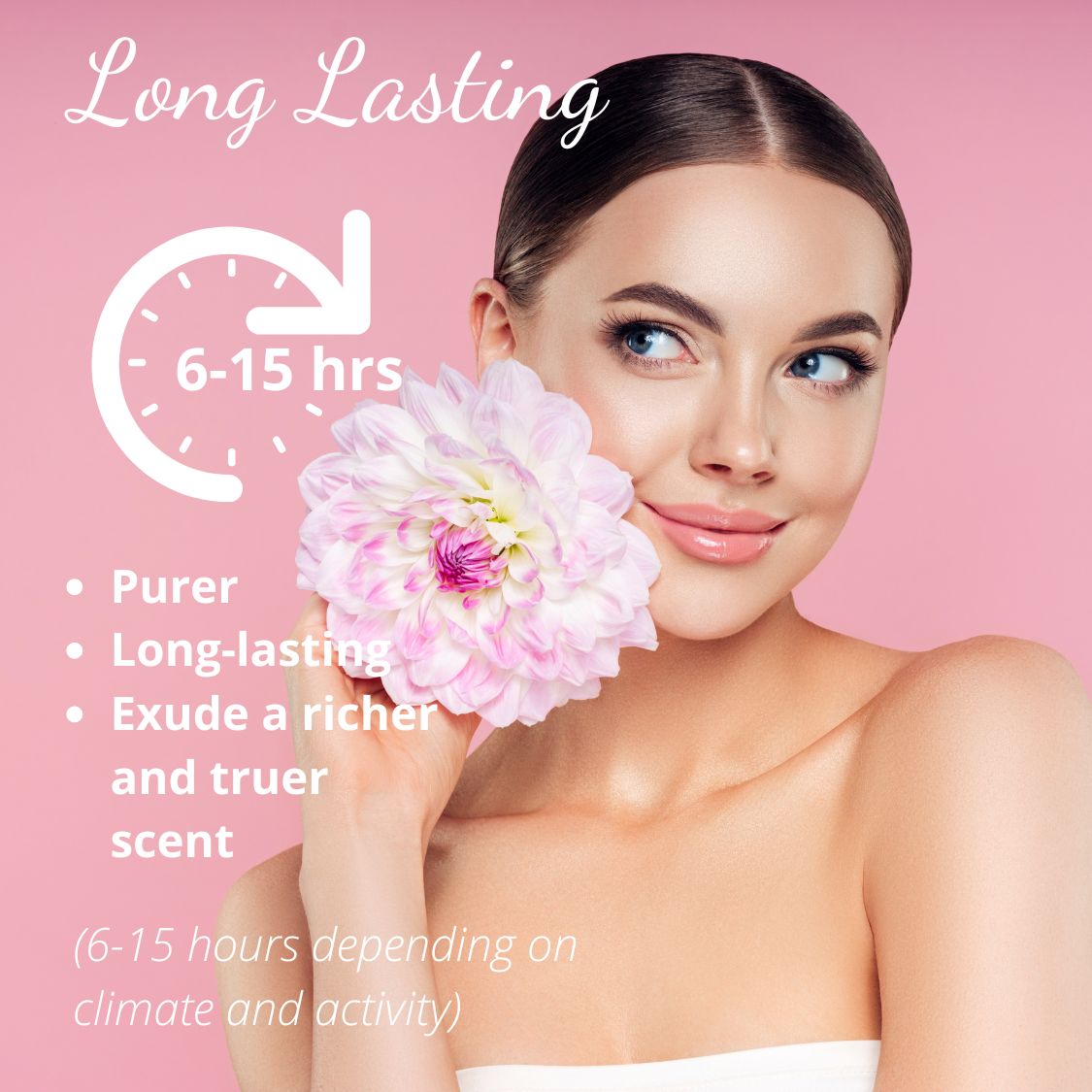 Long Lasting for 6-15 hours