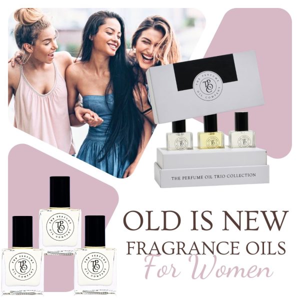 OLD IS NEW TRIO FRAGRANCE SET Featuring: FIVE, FLEUR & SILK 10ml Fragrances