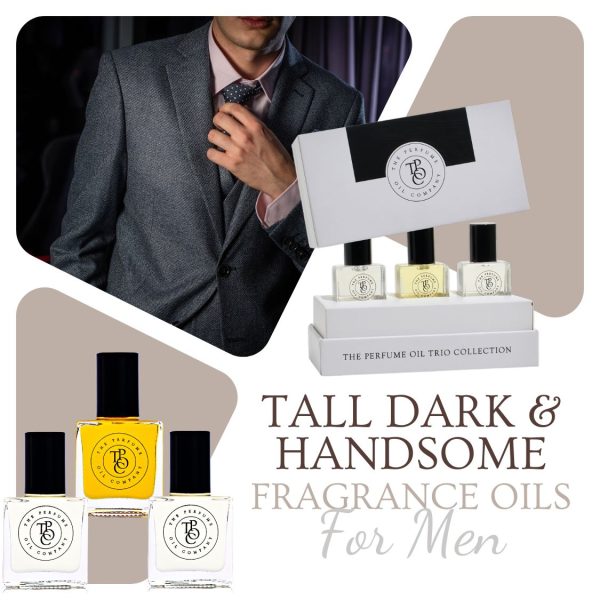 TAll DARK AND HANDSOME TRIO GIFT SET OF FRAGRANCE OILS INCLUDES AVENT, SUAVE AND TYCOON 10ML FRAGRANCE OILS