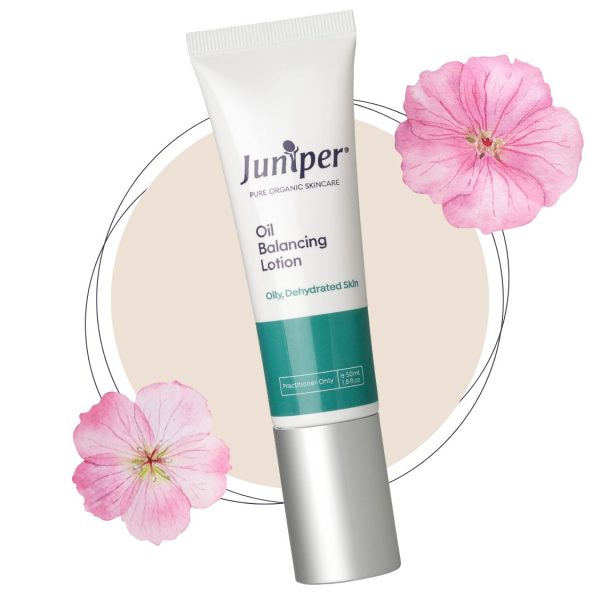 Oil Balancing Moisturising Lotion, enriched with Aloe Vera, Jojoba, and Geranium, provides lightweight hydration, balances oil production, and soothes blemish-prone skin for a smooth, radiant complexion.