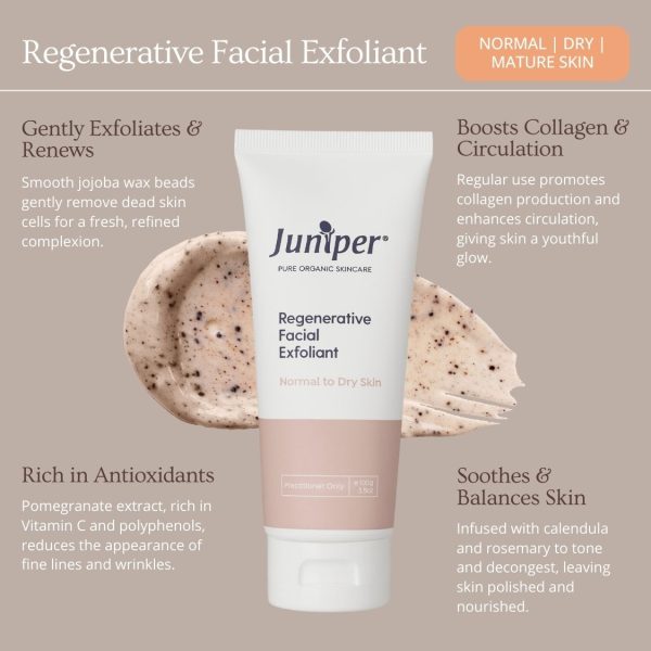 Juniper REGENERATIVE FACIAL EXFOLIANT 100g