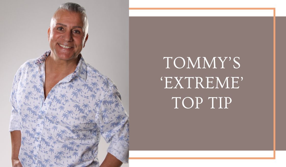 Tommy's 'Extreme' Top Tip: Nourish your skin from within by incorporating Tommy's Health Addicts Products into your daily routine for enhanced gut health and overall wellness.